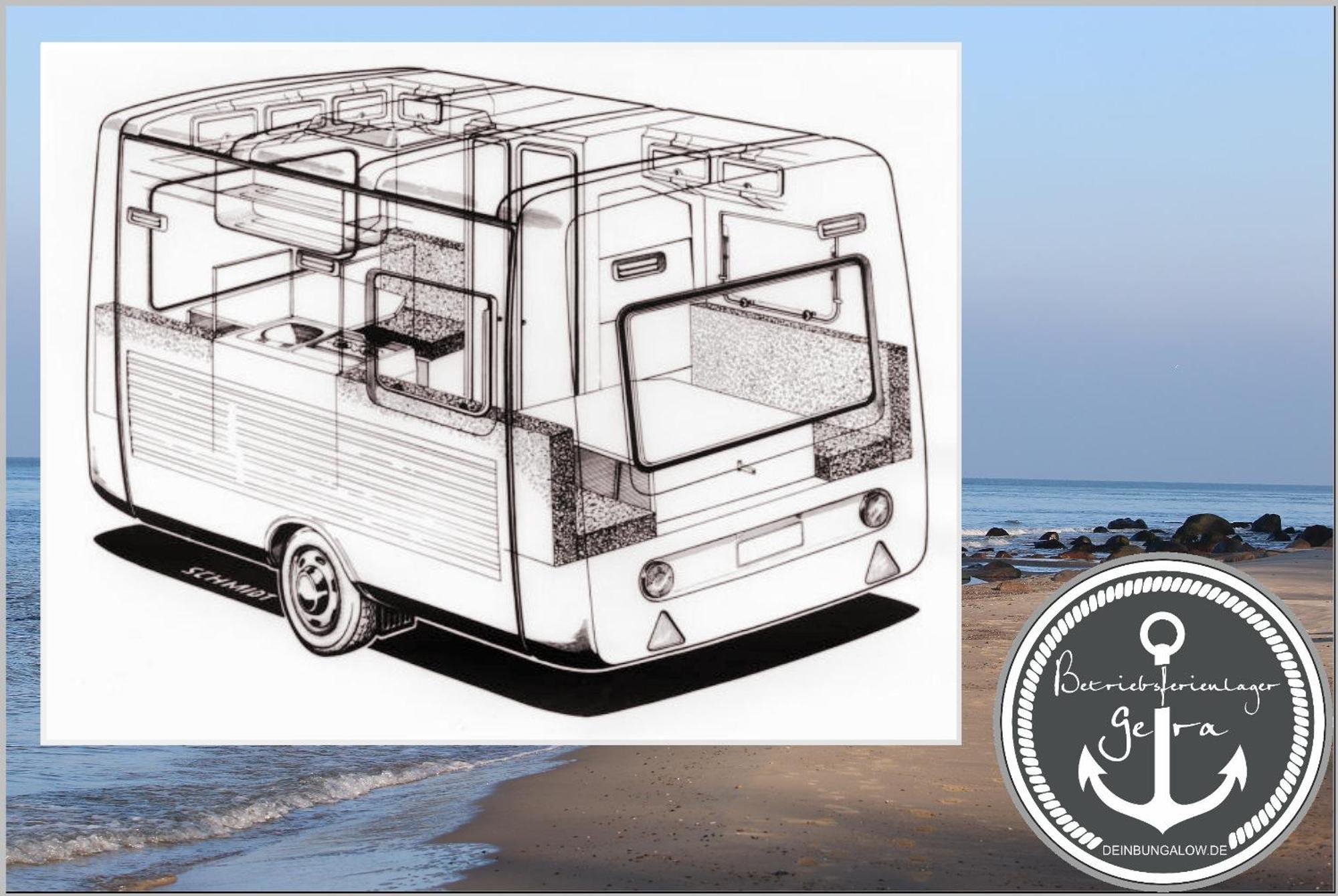 Ddr Kult Wohnwagen Direkt Am Strand Kreptitz Eksteriør bilde